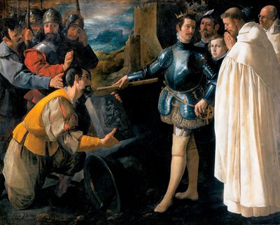 Nolasco Szent Péter visszaszerzi a Szűzanya képét alkotó: Francisco de Zurbaran
