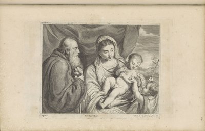 Mária a Gyermek Krisztussal és az ifjú Keresztelő Jánossal alkotó: Franciscus van der Steen