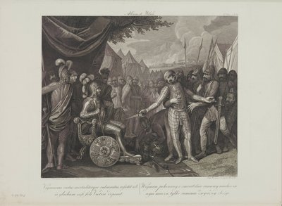 Wichmann II. megadja magát a lengyel Mieszko I.-nek Smuglewicz, Franciszek (1745-1807) által. Litográfia, 18. század vége. Magángyűjtemény alkotó: Franciszek Smuglewicz
