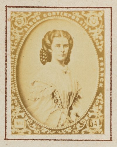 Erzsébet osztrák császárné alkotó: Franck (François Marie Louis Alexandre Gobinet de Villecholles)