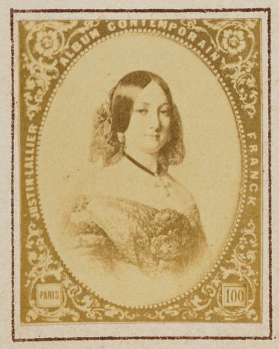 María Luisa Fernanda spanyol infánsnő, Montpensier hercegnője alkotó: Franck (François Marie Louis Alexandre Gobinet de Villecholles)