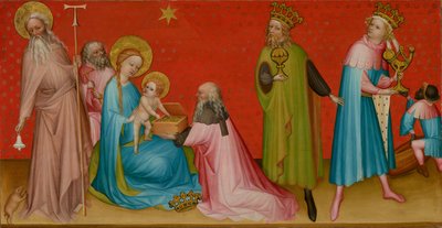 A bölcsek imádása Szent Antal apáttal alkotó: Franco Flemish Master