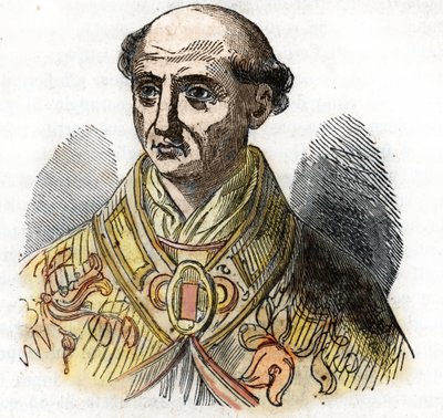 II. Szent Calixte pápa portréja (Gui of Burgundi, olaszul Guido dei Conti di Borgogna, Callisto II alkotó: Franco Mistrali