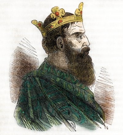 III. Leon izauri vagy szír bizánci császár (680-741) (III. Leó, a Bizánci Birodalom Isauri császára) portréja az „I misteri del vaticano” című rajzból, Franco Mistrali 1843 alkotó: Franco Mistrali