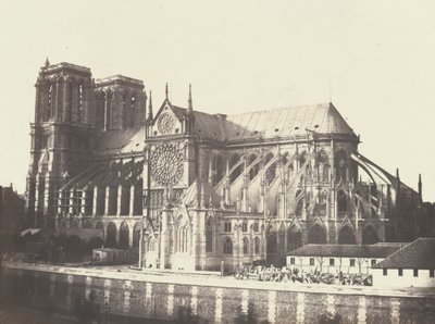 Notre Dame templom - déli oldal,1852 (fotó) alkotó: Francois-Auguste Renard