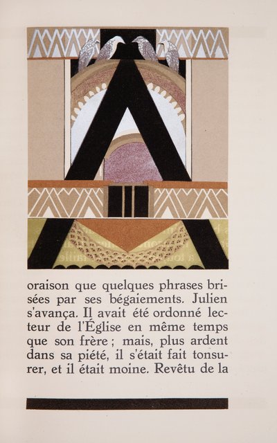 Illusztráció Alfred Vigny „Daphne” című művéből, Jean Dunand lakkja (1877-1942) alkotó: Francois Louis (after) Schmied