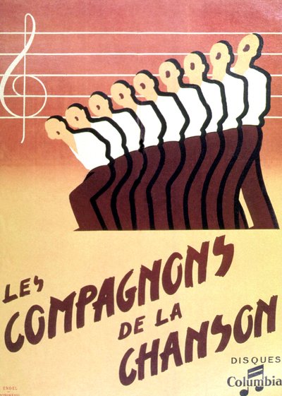 "Les Compagnons de la chanson alkotó: Francois emile Popineau