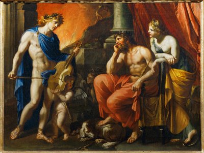 Orphee devant Pluton et Proserpine - Orpheus a Plútó és Proserpina előtt ... alkotó: Francois (1590 1650) (after) Perrier