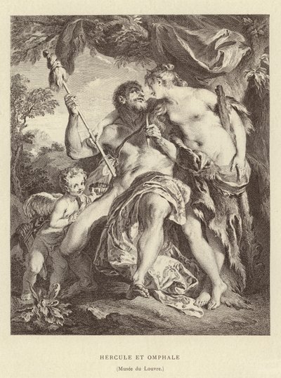 Herkules és Omphale alkotó: Francois (after) Boucher