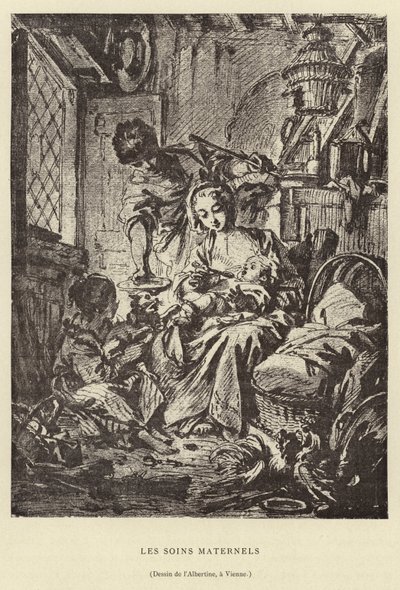 Anyai gondozás alkotó: Francois (after) Boucher