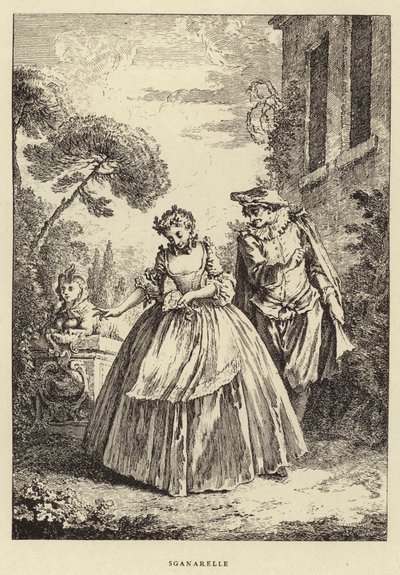 Sganarelle (metszet) alkotó: Francois (after) Boucher