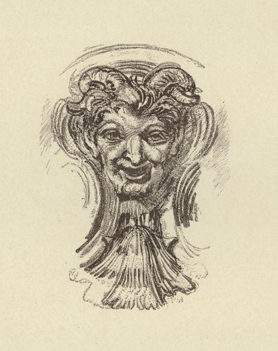 Mosolygó arc (metszet) alkotó: Francois (after) Boucher