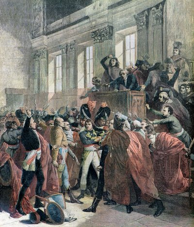 Bonapartét felelősségre vonják alkotó: Francois (after) Bouchot