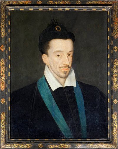 Henrik francia király (1551-1589) portréja, 1582-86 körül (festmény) alkotó: Francois (attr.to) Quesnel
