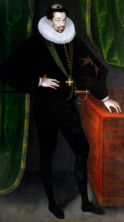 Henrik francia lengyel király portréja alkotó: Francois (circle of) Quesnel