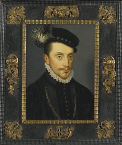 III. Lotaringiai Károly – III. Károly (1543-1608), Lotaringia hercegének portréja – Clouet, Francois alkotó: Francois (school of) Clouet