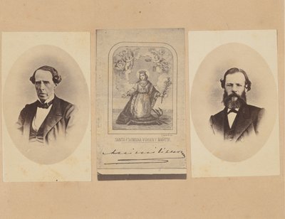 [Baron von Magnus, Maximilian mexikói császár autográfja, Dr. Bosch], 1867. alkotó: Francois Aubert