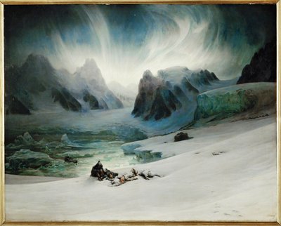 A Magdalena-öböl, a sírok félszigetéről nézve ... alkotó: François Auguste Biard