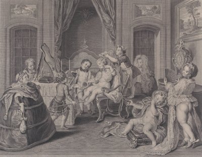 Gyermekjátékok Gyermekjátékok, 1731. alkotó: Francois Bernard Lepicie