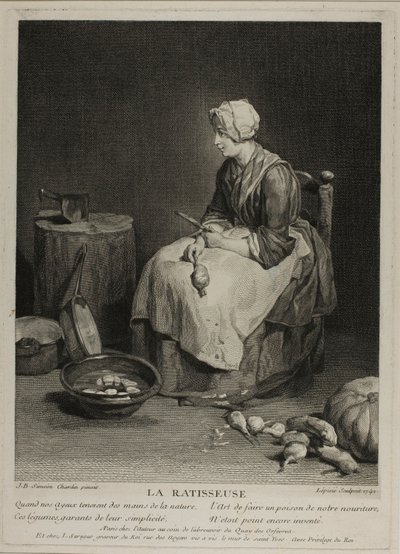A fehérrépa kaparó alkotó: Francois Bernard Lepicie