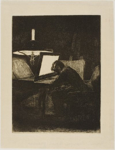 Francois Bonvin Rézkarc alkotó: François Bonvin