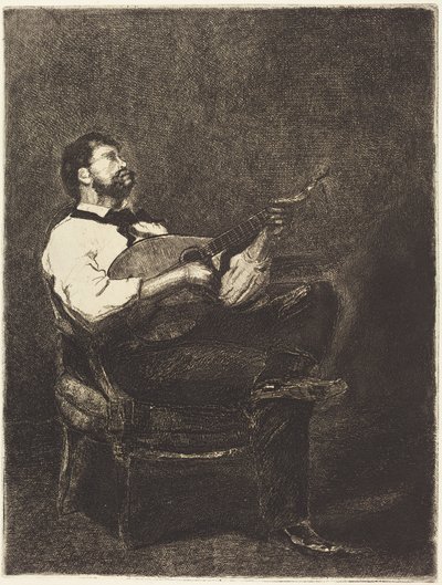 Gitáros alkotó: François Bonvin