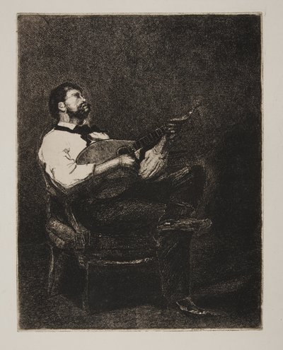 Gitáros alkotó: François Bonvin