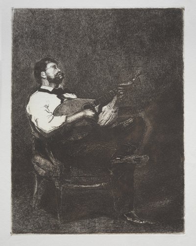 Gitáros alkotó: François Bonvin