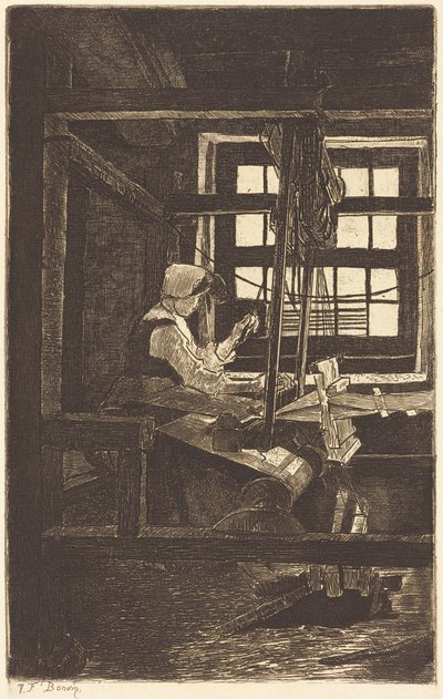 Szövőnő alkotó: François Bonvin