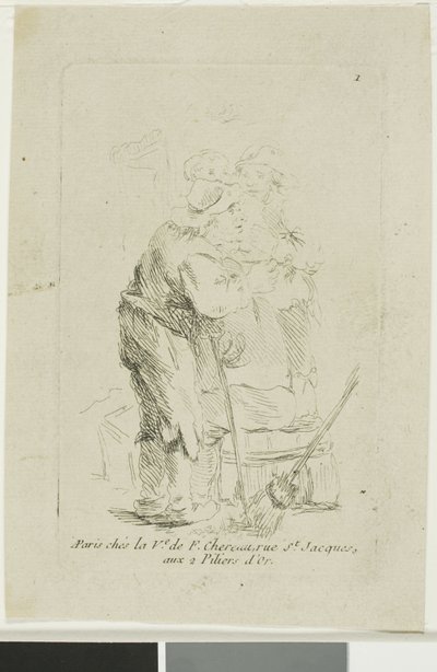 Egy rosszul öltözött paraszt alkotó: François Boucher