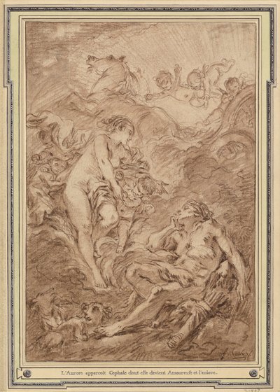 Aurora és Cephalus alkotó: François Boucher