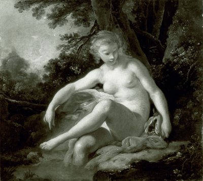 Fürdő nimfa alkotó: François Boucher