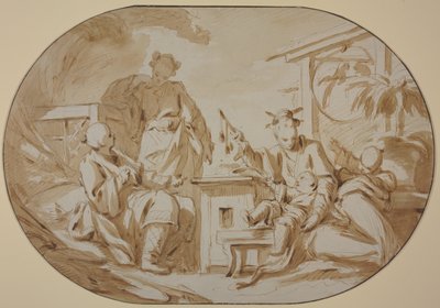 Kínai családi jelenet alkotó: François Boucher