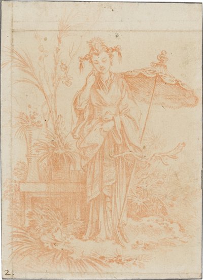 Kínai motívumok (A kert úrnője) alkotó: François Boucher