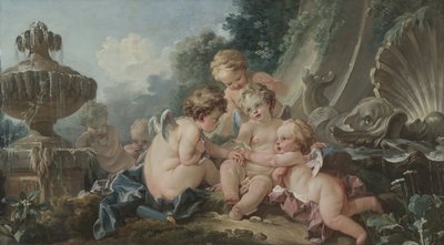 Ámor az összeesküvésben alkotó: François Boucher