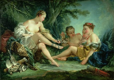 Diana a vadászat után alkotó: François Boucher
