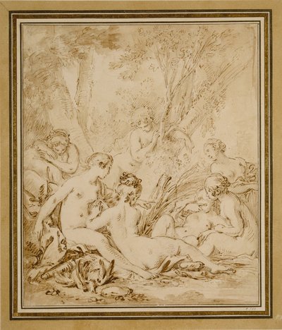 Diana és Callisto alkotó: François Boucher