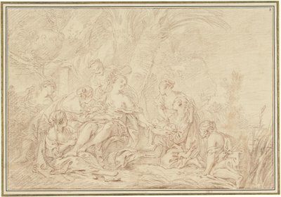 Mózes megtalálása alkotó: François Boucher