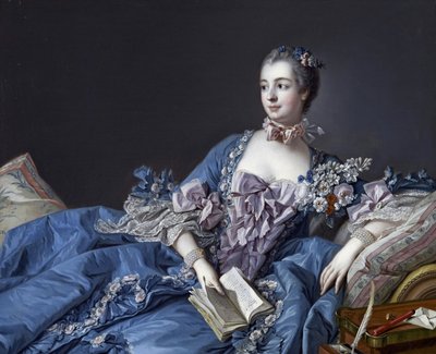 Pompadour márkiné (1721-1764) portréja (Jeanne Antoinette Poisson, Pompadour márkiné (Madame de Pompadour néven ismert) portréja alkotó: François Boucher