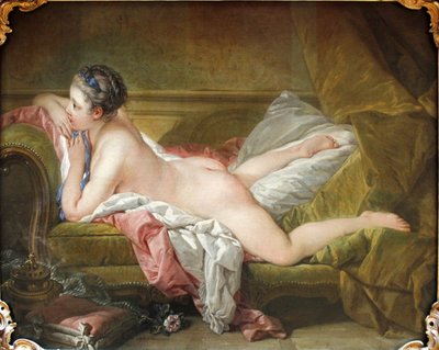 Fekvő lány alkotó: François Boucher