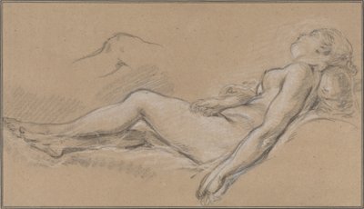 Fekvő nimfa alkotó: François Boucher