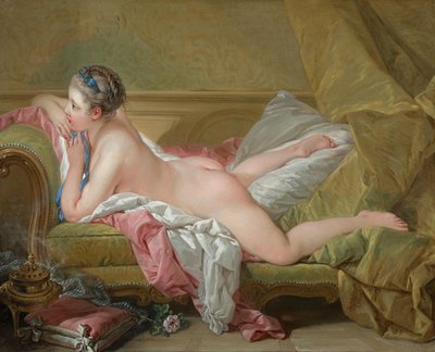 Alvó lány alkotó: François Boucher