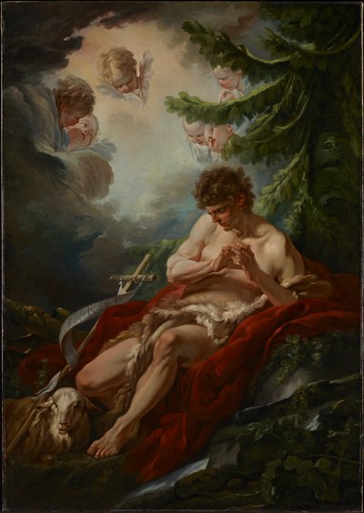 Keresztelő Szent János alkotó: François Boucher