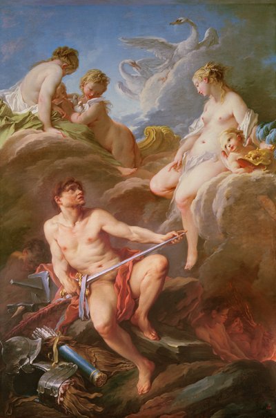 Vénusz kéri Vulkántól Aeneas páncélját alkotó: François Boucher