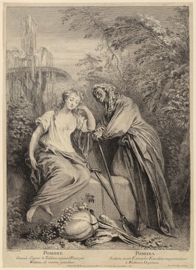 Vertumnus és Pomona alkotó: François Boucher