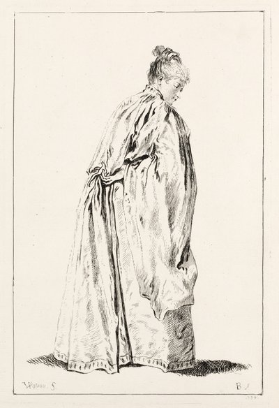 álló nő alkotó: François Boucher