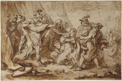Nők és katonák alkotó: François Boucher