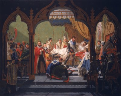 IV. Henrik (1553-1610) A monarchia tulajdonságainak átvétele a haldoklótól III. Henrik (1551-1589) 1814 alkotó: Francois Buffet