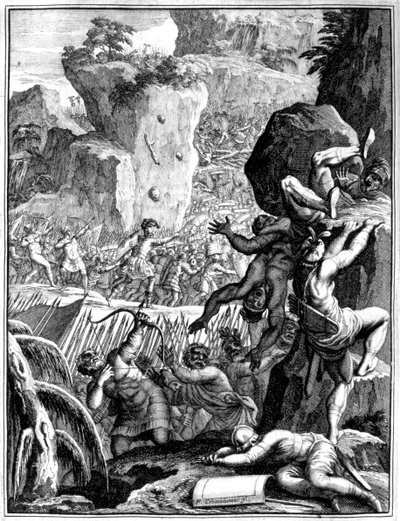 I. Alarik, a vizigótok királya vezetése alatt álló csapatok csatában, 1654 410 alkotó: Francois Chauveau