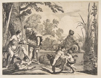 Meleager és Atalanta, 1643. alkotó: Francois Chauveau